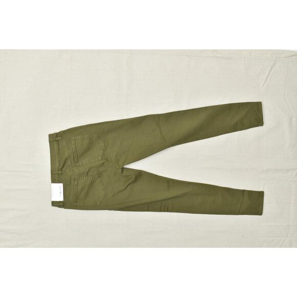 NEW LOFT Women's High Waist Skinny Ankle Jeans Size 26/2 Green Exposed Buttons - Picture 8 of 8